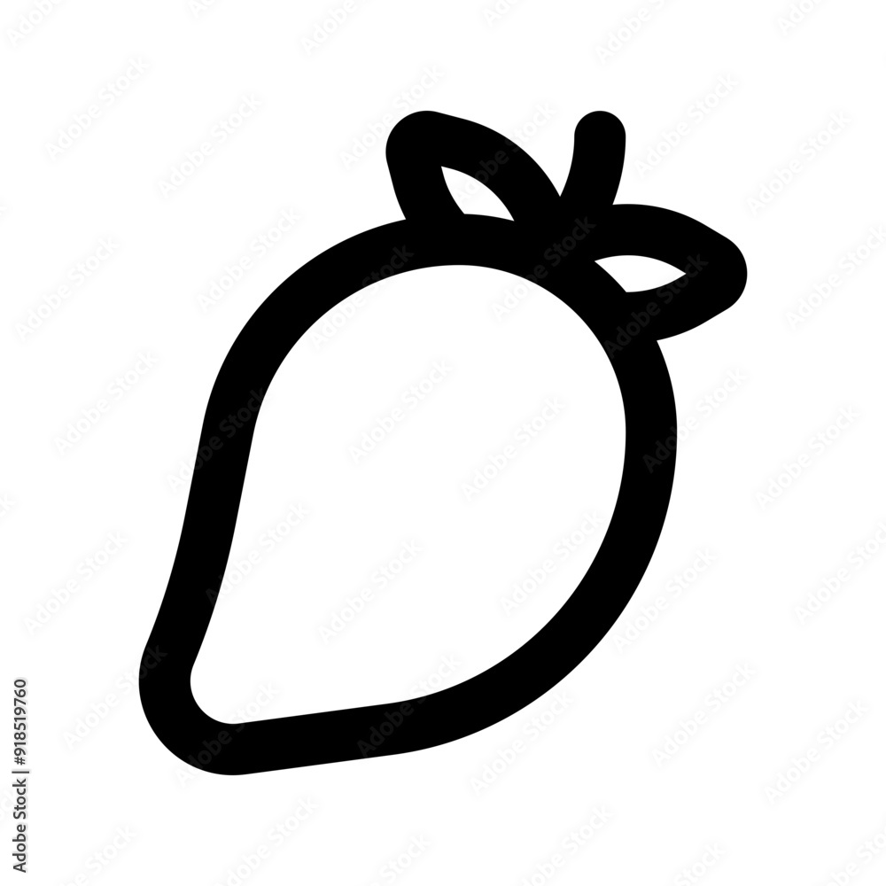 mango line icon