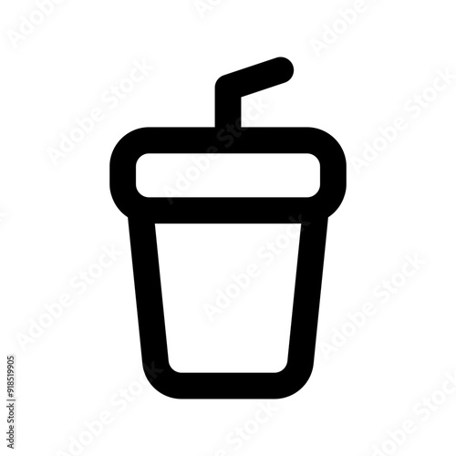 soft drink line icon