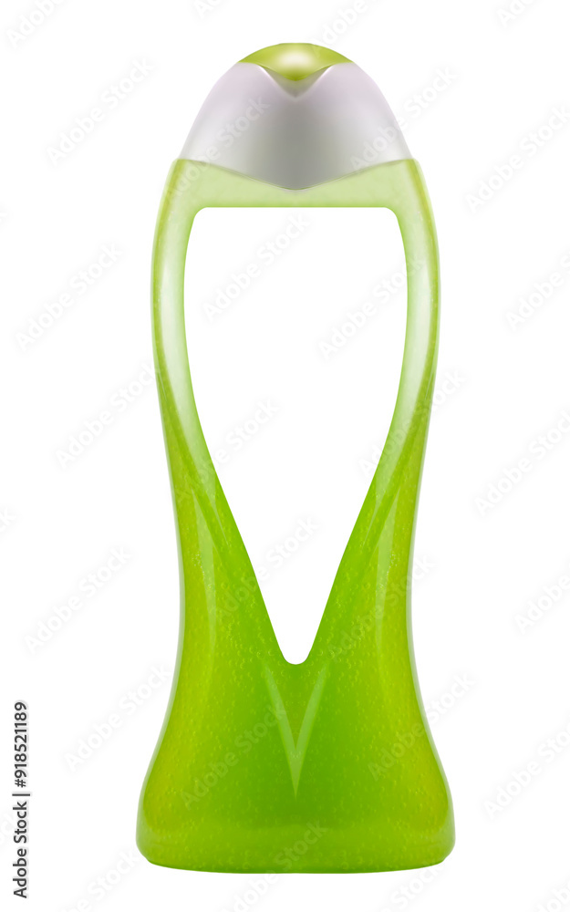 Showering gel on transparent background Showering gel on transparent background