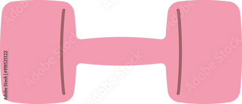Pink dumbbell for Gym Fitness exercise Equipment at Home