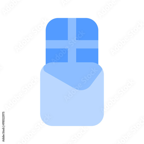 chocolate bar duotone icon