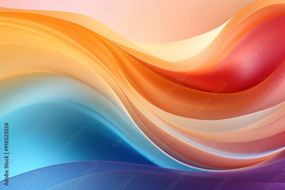 Abstract colorful wavy background. Abstract colorful wavy background.