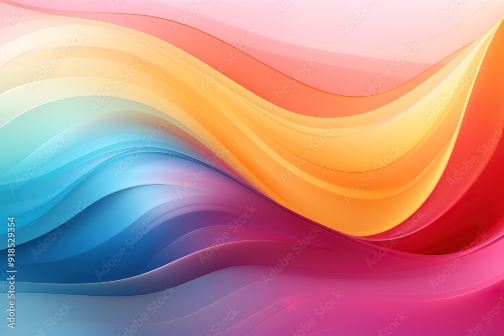 Abstract colorful wavy background. Abstract colorful wavy background.