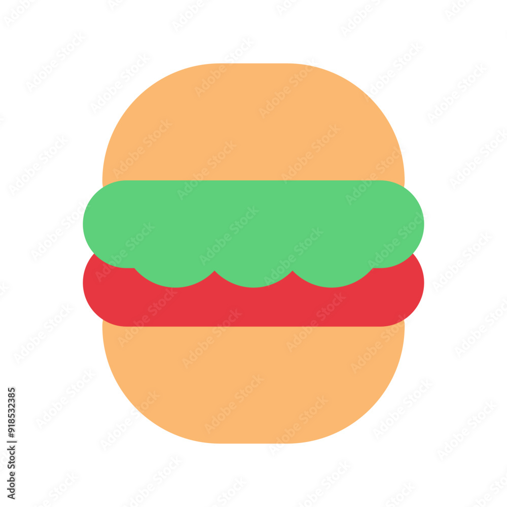 hamburger flat icon hamburger flat icon
