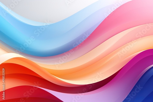 Abstract colorful wavy background design.