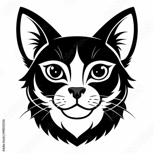 Best cat Head, color, Vector, illustration, 