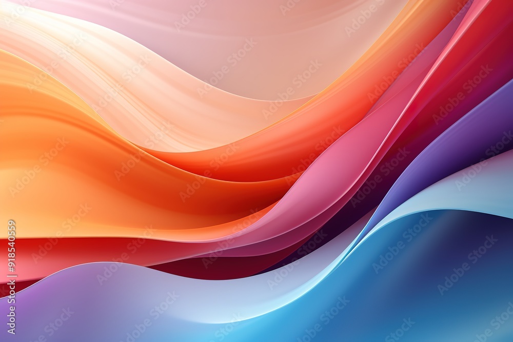 Abstract colorful wavy background design. Abstract colorful wavy background design.