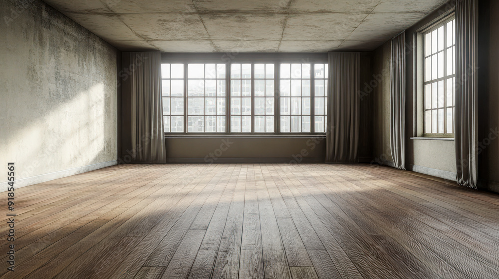 Spacious and Empty Room Studio Space The Minimalist Design and Abundant Natural Light Create a Versatile Setting Spacious and Empty Room Studio Space The Minimalist Design and Abundant Natural Light Create a Versatile Setting