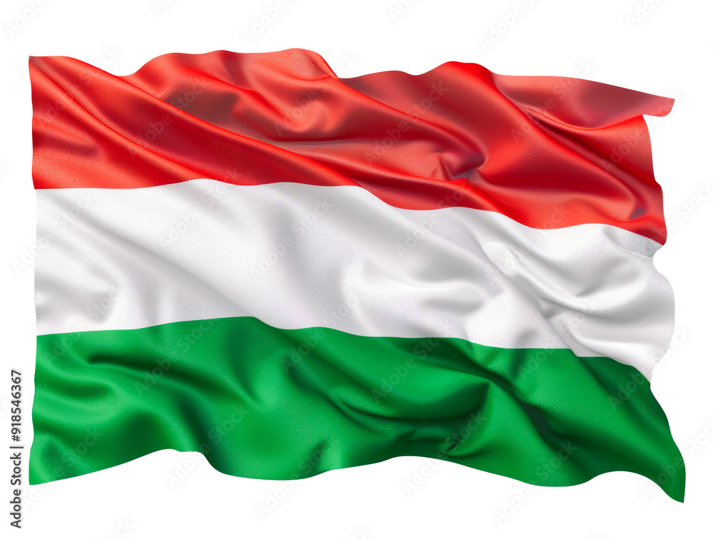 Fototapeta premium Hungary flag waving glorious