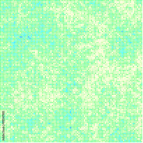 array of color rectangles with perlin noise
