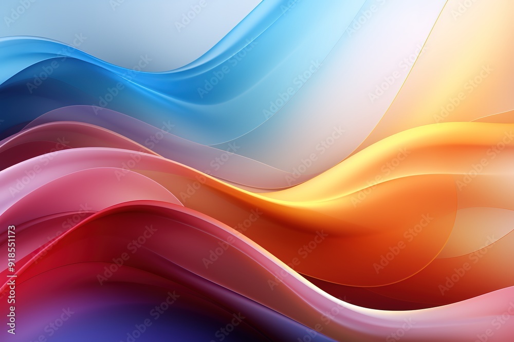 Abstract background with flowing colorful waves. Abstract background with flowing colorful waves.