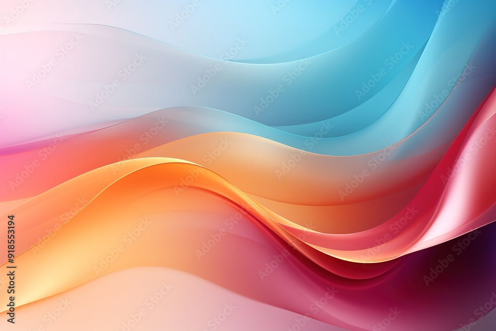 Abstract background with flowing colorful waves. Abstract background with flowing colorful waves.