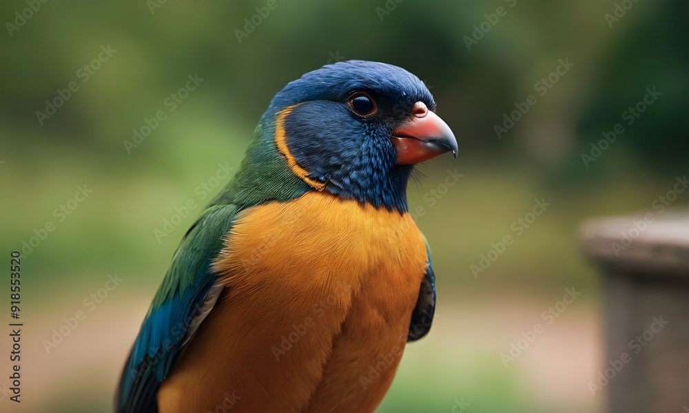 Colorful australian king parrot perching on a branch Colorful australian king parrot perching on a branch