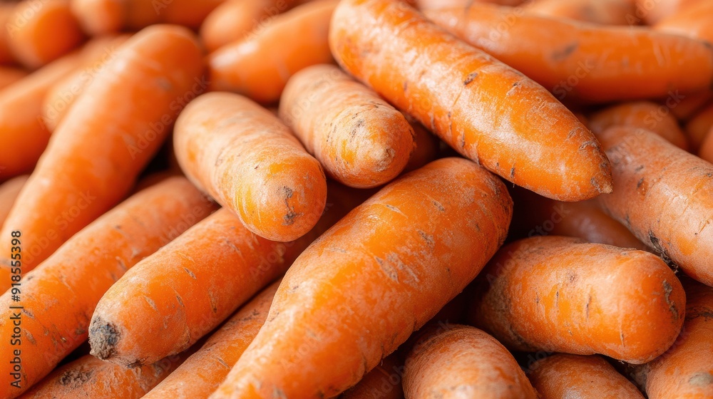 Fresh Carrots Piled Together in Vibrant Orange Display Fresh Carrots Piled Together in Vibrant Orange Display
