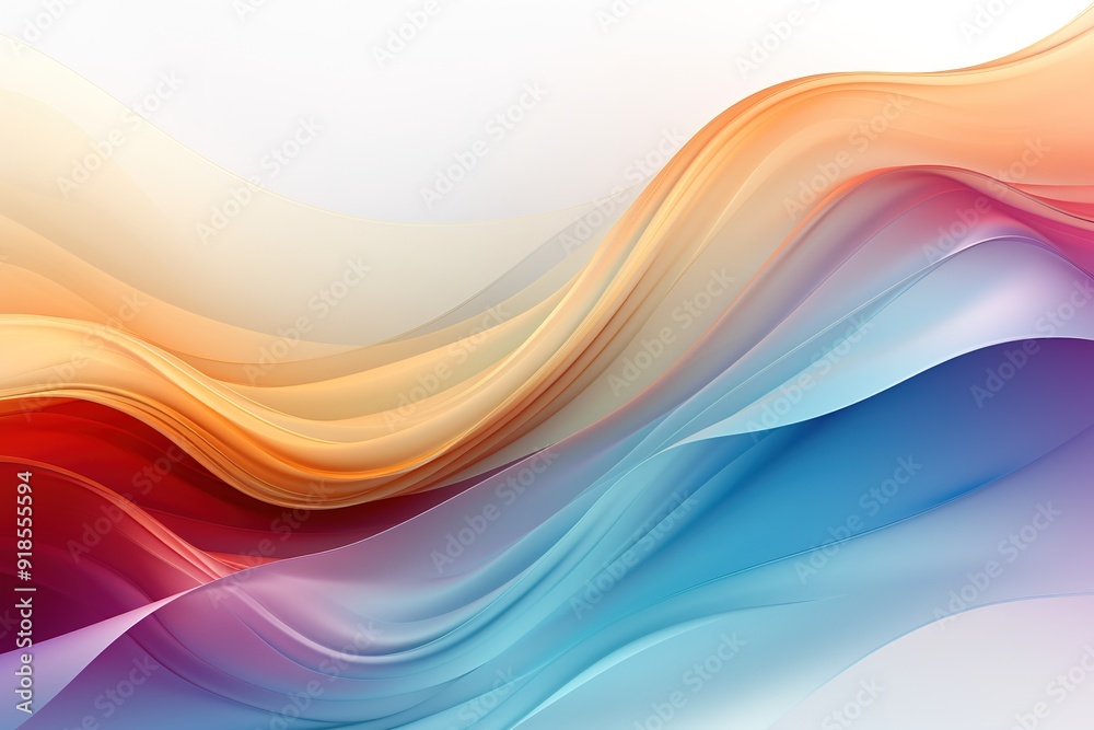 Abstract background with flowing colorful waves. Abstract background with flowing colorful waves.