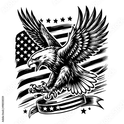 Eagle USA American flag svg png bundle, Eagle with Flag Svg & PNG Files, Patriotic Clipart Vector Image, 4th of July eagle t shirt SVG Sublimation Design, American flag Graphic, American Flag Eagle 
