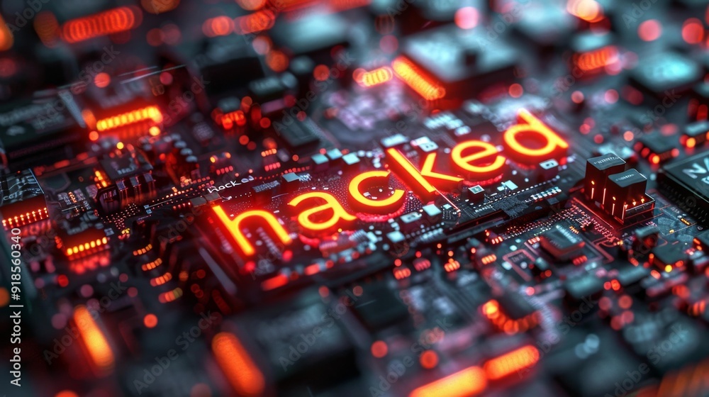 Cybersecurity breach concept - generative ai