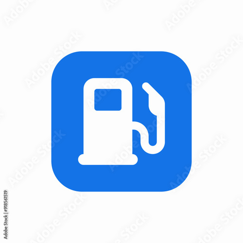 oil petrol pump station icon