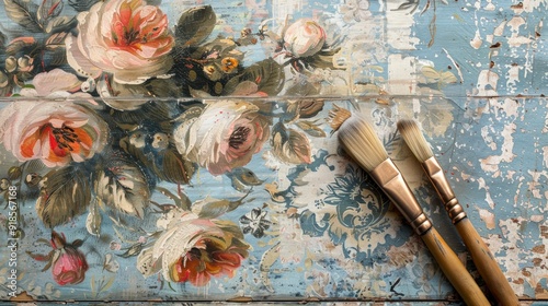 Crafting Magic with Decoupage: Vibrant Paper Art and Finished Decorative Projects photo