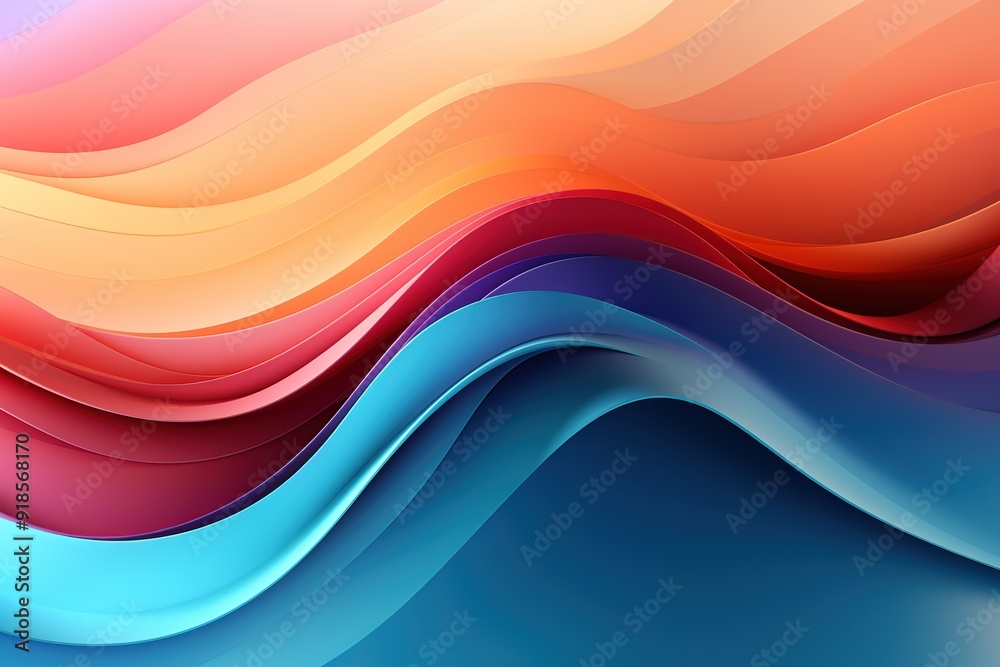 Abstract colorful wavy background with gradient transitions. Abstract colorful wavy background with gradient transitions.