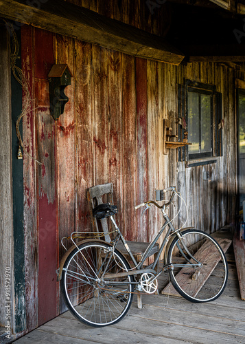Abandoned Building and Bike