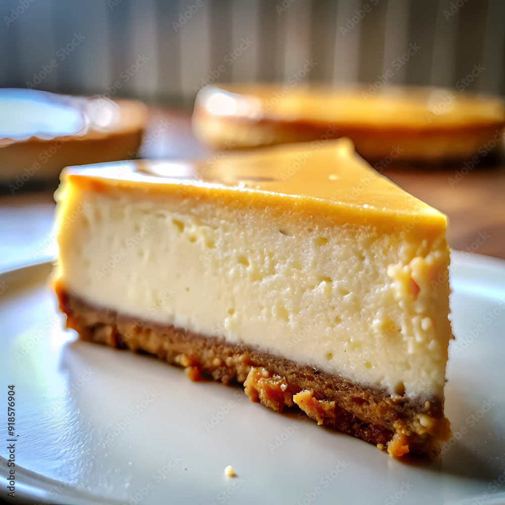 Close-Up Amateur Photo of Homemade Cheesecake Close-Up Amateur Photo of Homemade Cheesecake