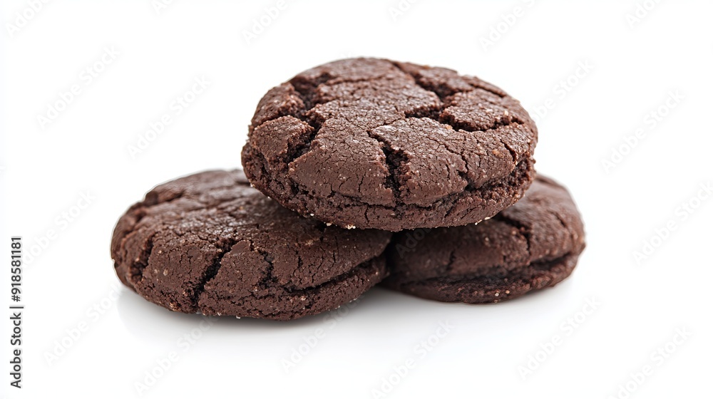A pile pf cookies with plain background A pile pf cookies with plain background
