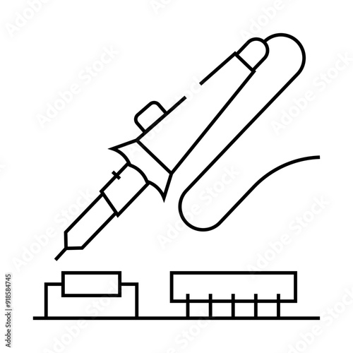 radio kids club line icon vector. radio kids club sign. isolated contour symbol black illustration