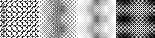 Black and white pattern collection