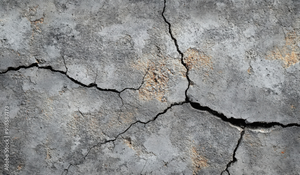 Obraz premium Crack concrete texture surface background.