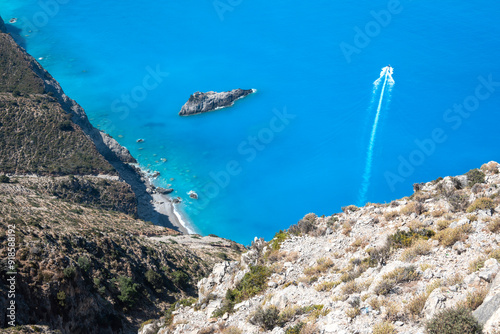 Cephalonia coastline near village of Asos, Ionian Islands, Greece