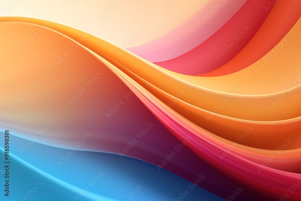 Abstract background with vibrant colorful curved lines. Abstract background with vibrant colorful curved lines.