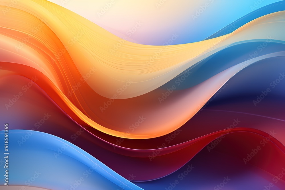 Abstract background with vibrant colorful waves. Abstract background with vibrant colorful waves.