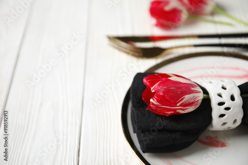 Elegant table setting with ...