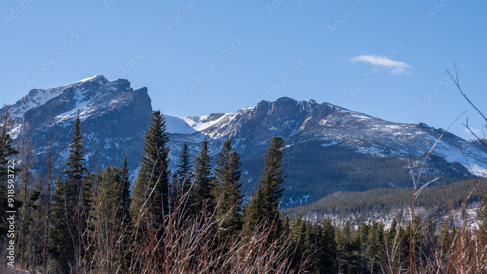 Fototapeta premium Rocky Mountain Winter