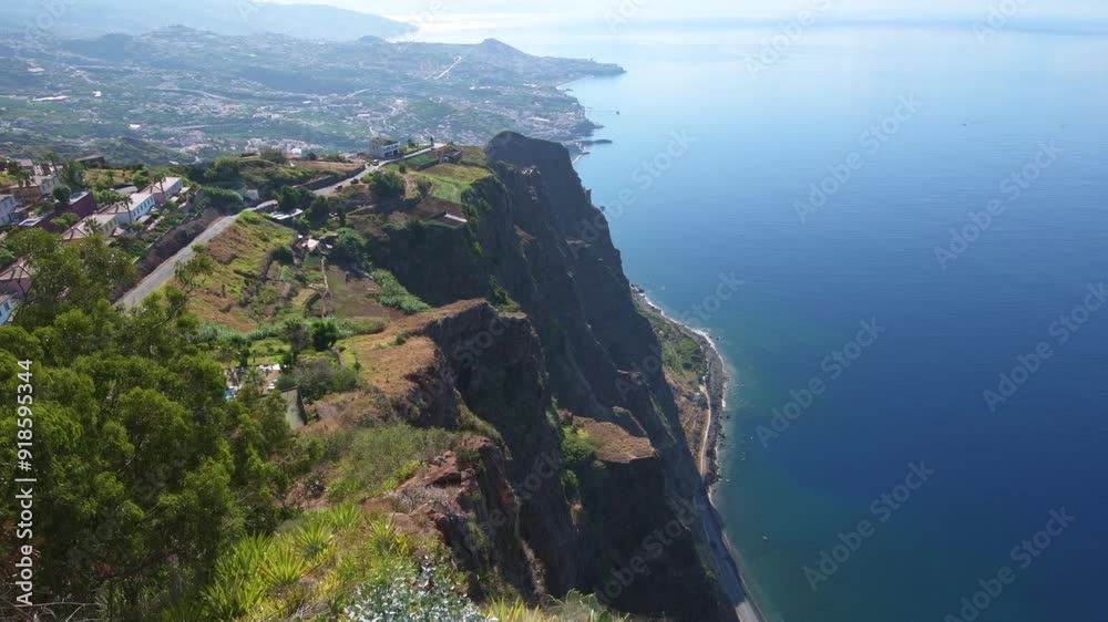 View to the East from Cabo Girao, Madeira View to the East from Cabo Girao, Madeira