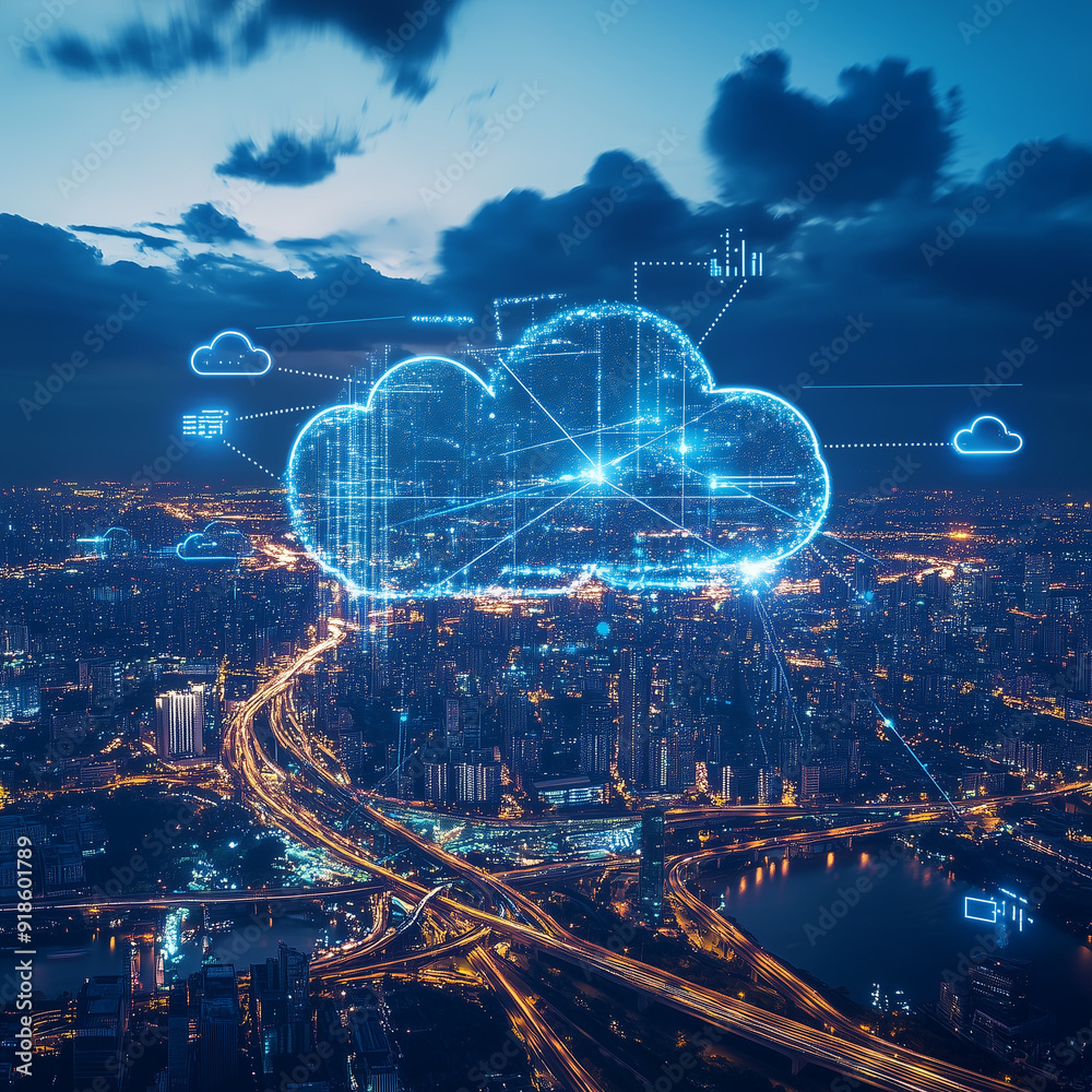 Global Cloud Computing and Digital Data Transfer Network Global Cloud Computing and Digital Data Transfer Network
