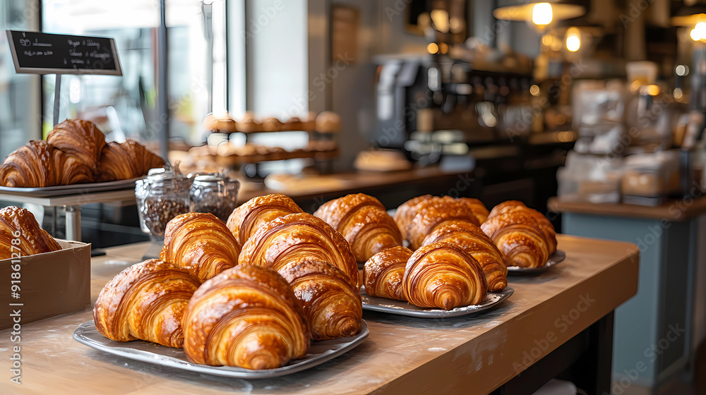 Baked to Perfection: Croissants Ready to Enjoy Baked to Perfection: Croissants Ready to Enjoy