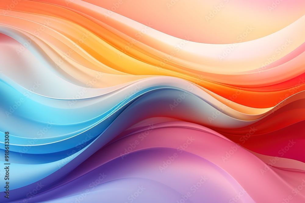 Abstract Colorful Wavy Pattern Background. Abstract Colorful Wavy Pattern Background.