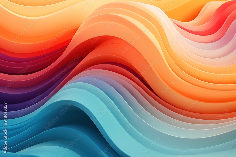 Abstract colorful wavy pattern background. Abstract colorful wavy pattern background.