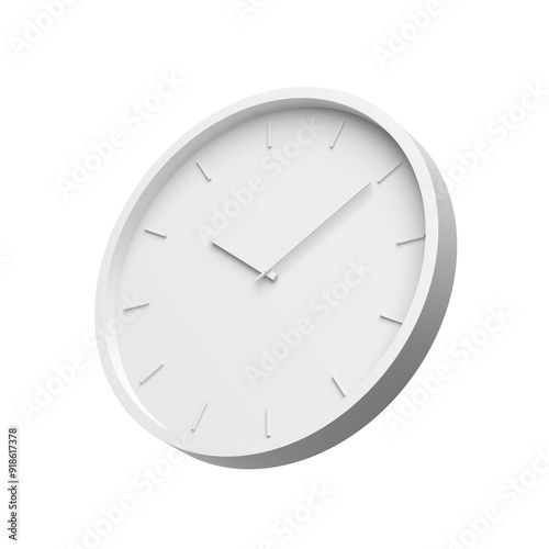 Clock. 3d illustration.