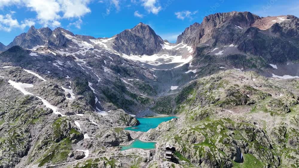 Le lac blanc à Chamonix dans la vallée du Mont Blanc