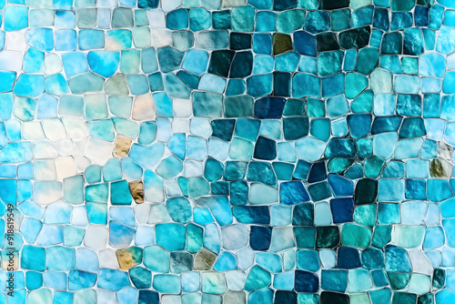 Ocean mosaic art backgrounds.