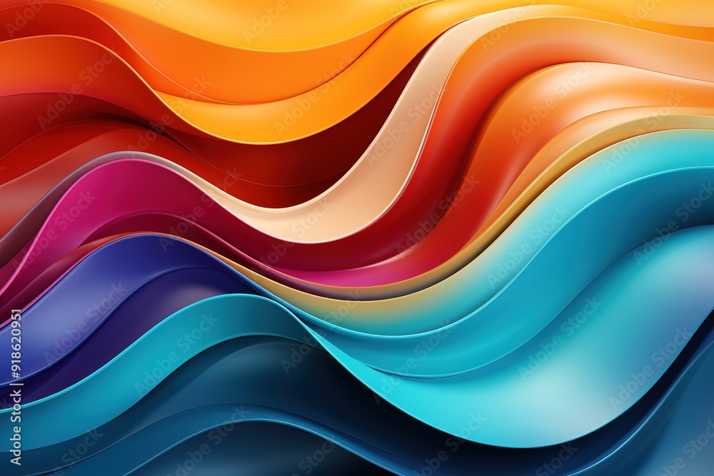 Colorful wavy abstract background. Colorful wavy abstract background.
