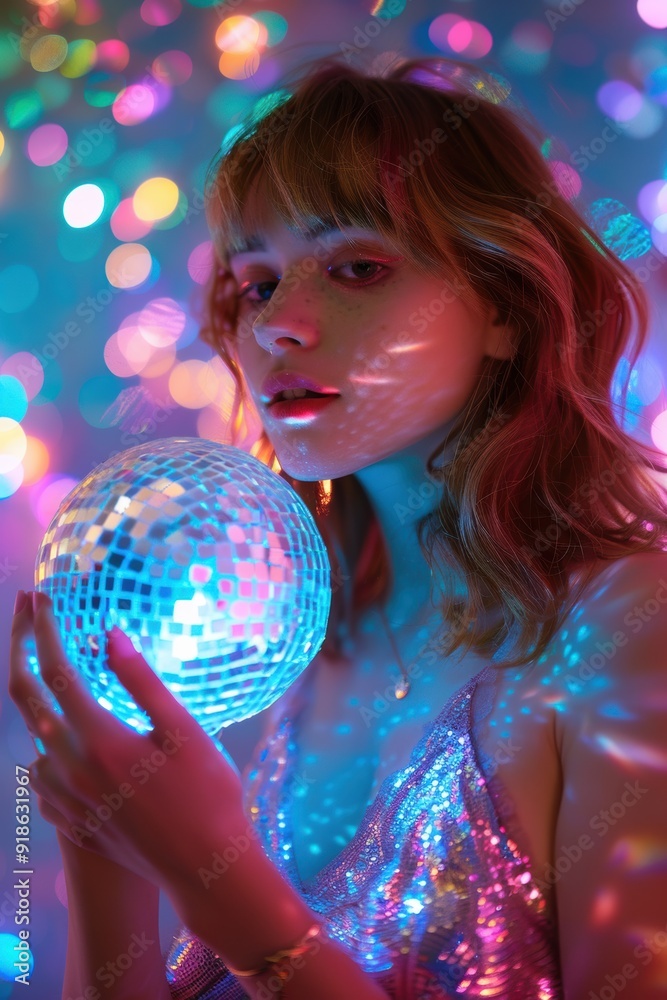 Naklejka premium Disco Fever Dream