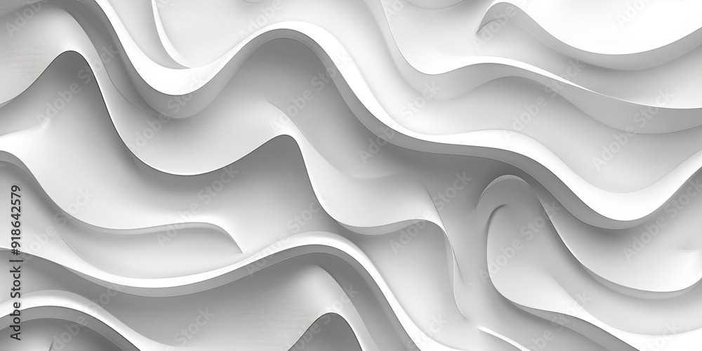 Obraz premium abstract wave white pattern texture background. white wave pattern on a white background