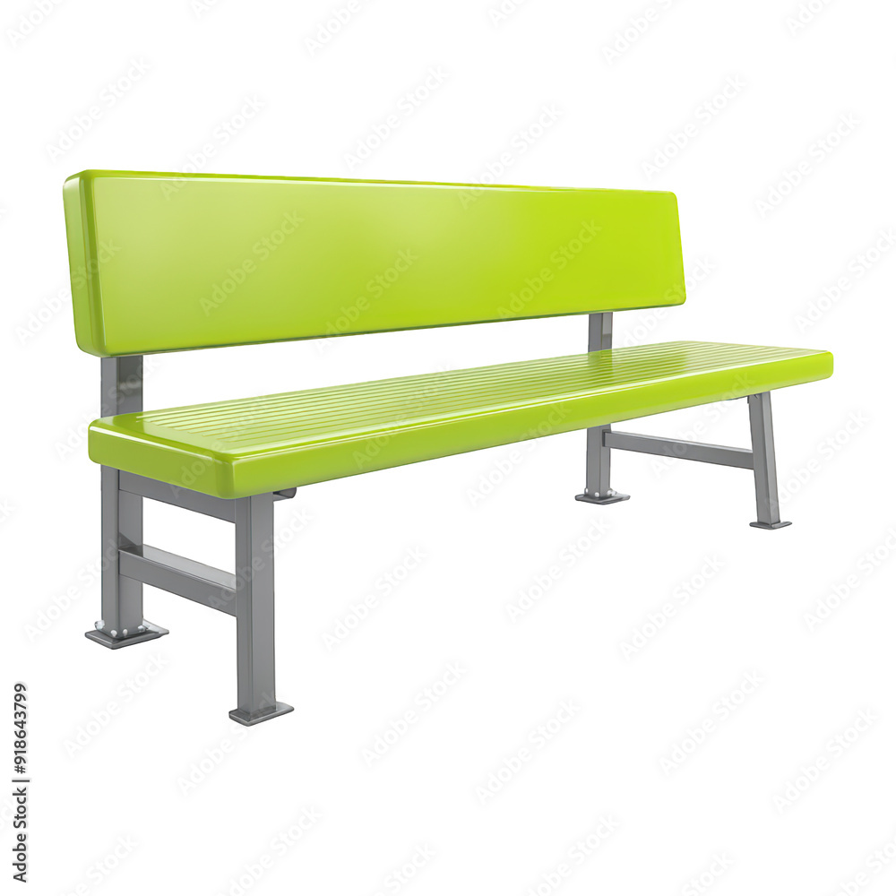 Lime Green Gym Locker Room Bench On Transparent Png Background For Gym Facilities . Generative ai Lime Green Gym Locker Room Bench On Transparent Png Background For Gym Facilities . Generative ai