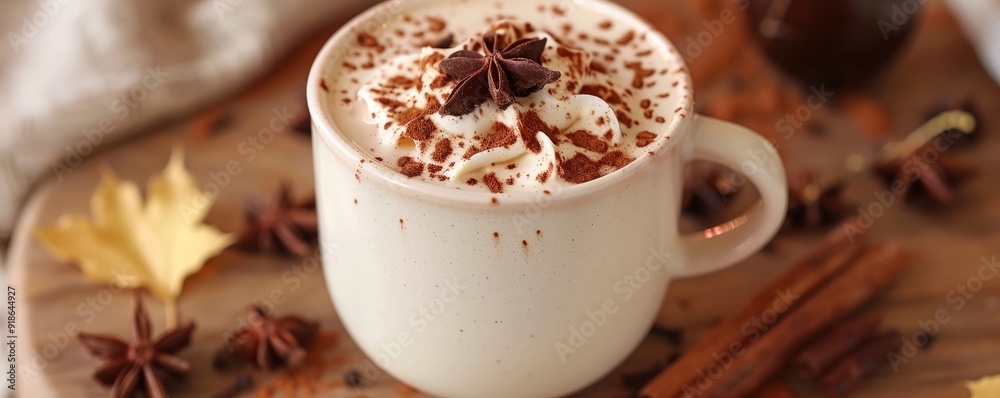 Hot chocolate with autumn spices Hot chocolate with autumn spices