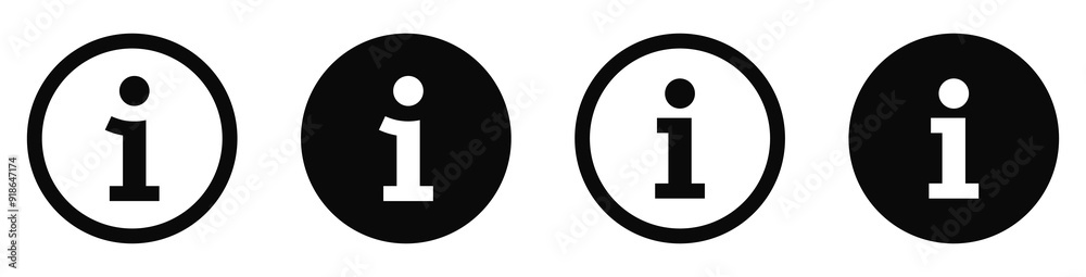 info icons set. information icon symbol, Info button info icons set. information icon symbol, Info button