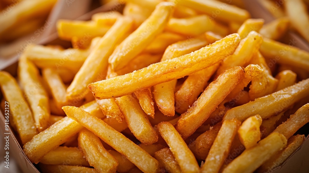 Close-up of Golden French Fries Close-up of Golden French Fries